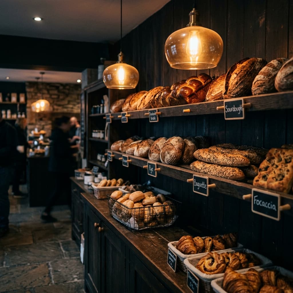 Interior Panadería Ribert